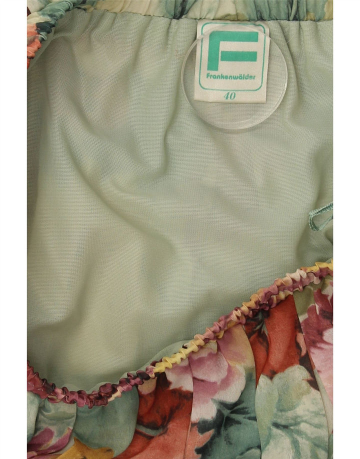 FRANKENWALDER Womens A-Line Skirt EU 40 Medium W30  Multicoloured Floral Vintage Frankenwalder and Second-Hand Frankenwalder from Messina Hembry 