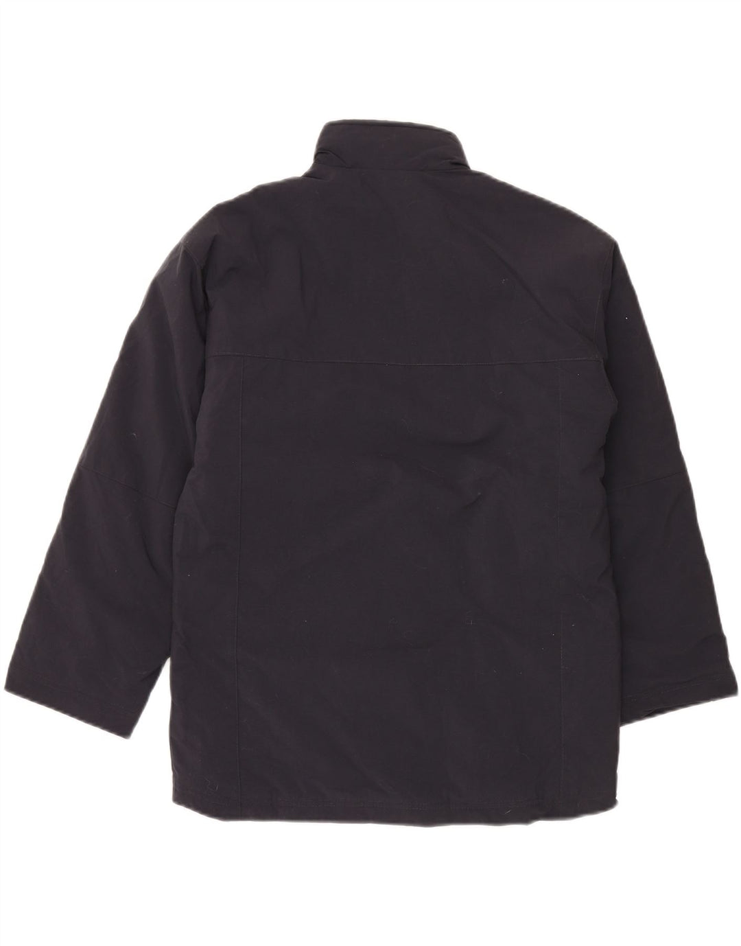 ADIDAS Boys Windbreaker Jacket 11-12 Years Navy Blue Polyester