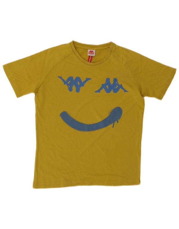 Kappa Jungen Grafik T-Shirt Top 11-12 Jahre Gelb
