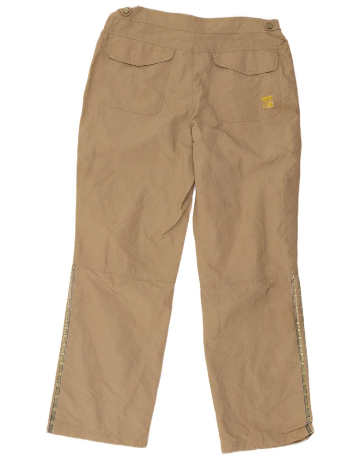 Adidas Herren Straight Chino Hose Medium W32 L29 Beige Polyamid