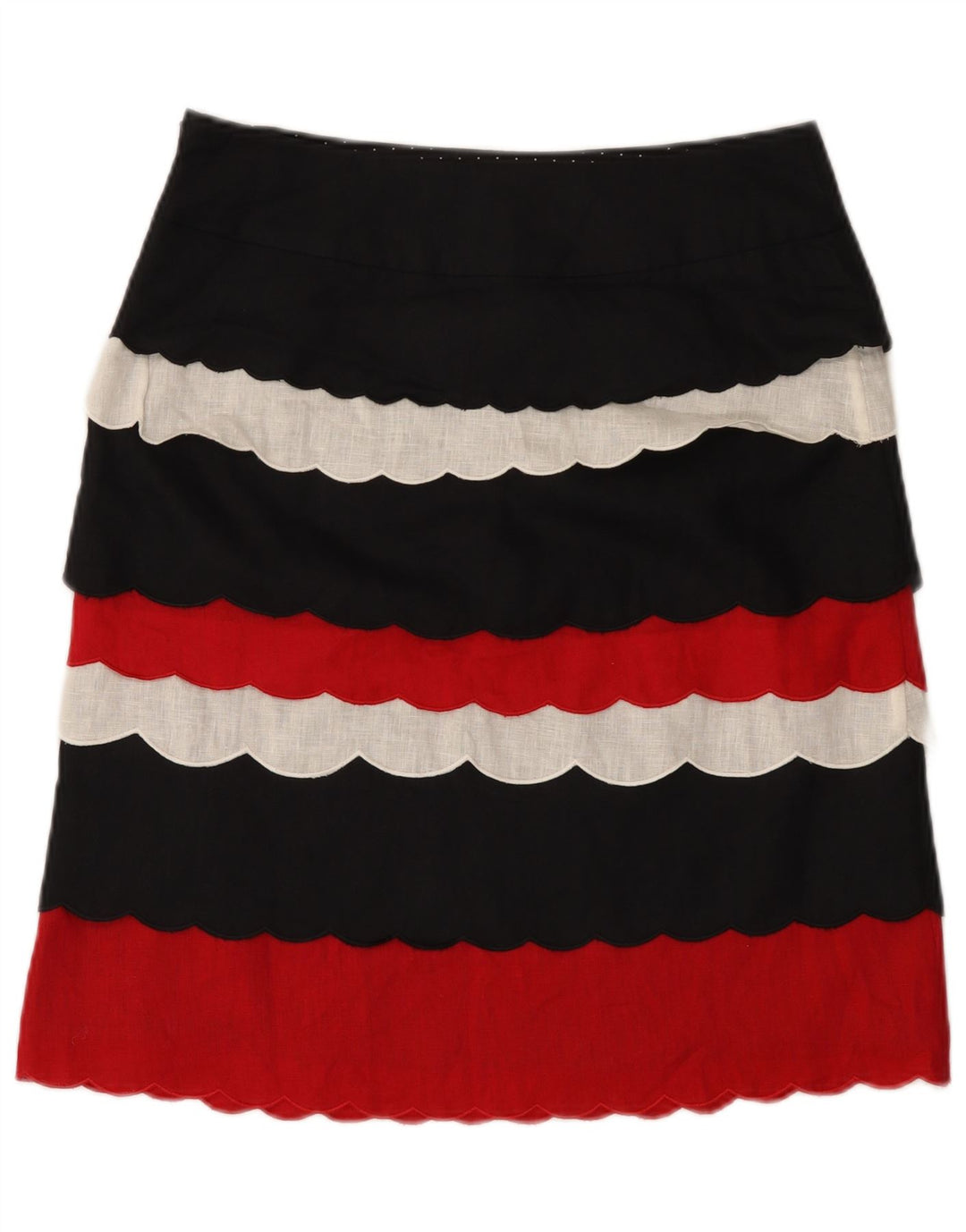 Marks & Spencer Damen Per Una Schößchenrock UK 12 Medium W32 Mehrfarbig