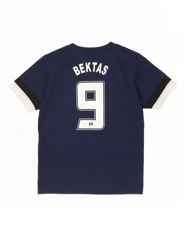 Puma Grafik-T-Shirt für Jungen, 13–14 Jahre, marineblaues Farbblock-Polyester
