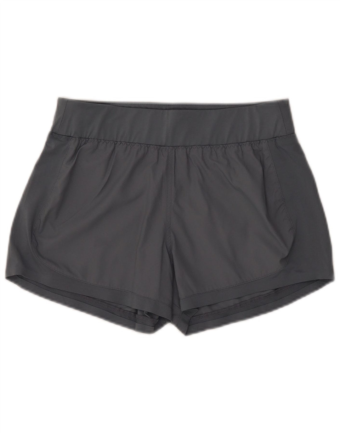 ATHLETA Damen Sportshorts UK 10 Small Grau Polyester