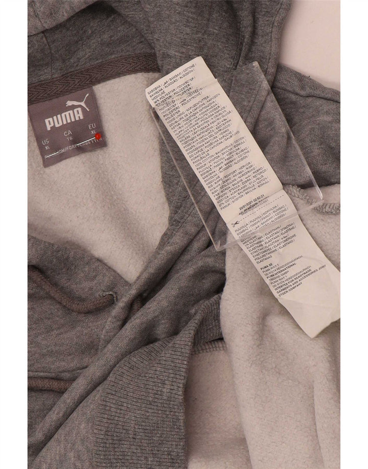 Puma Herren Regular Fit Kapuzenpullover XL Grau Polyester