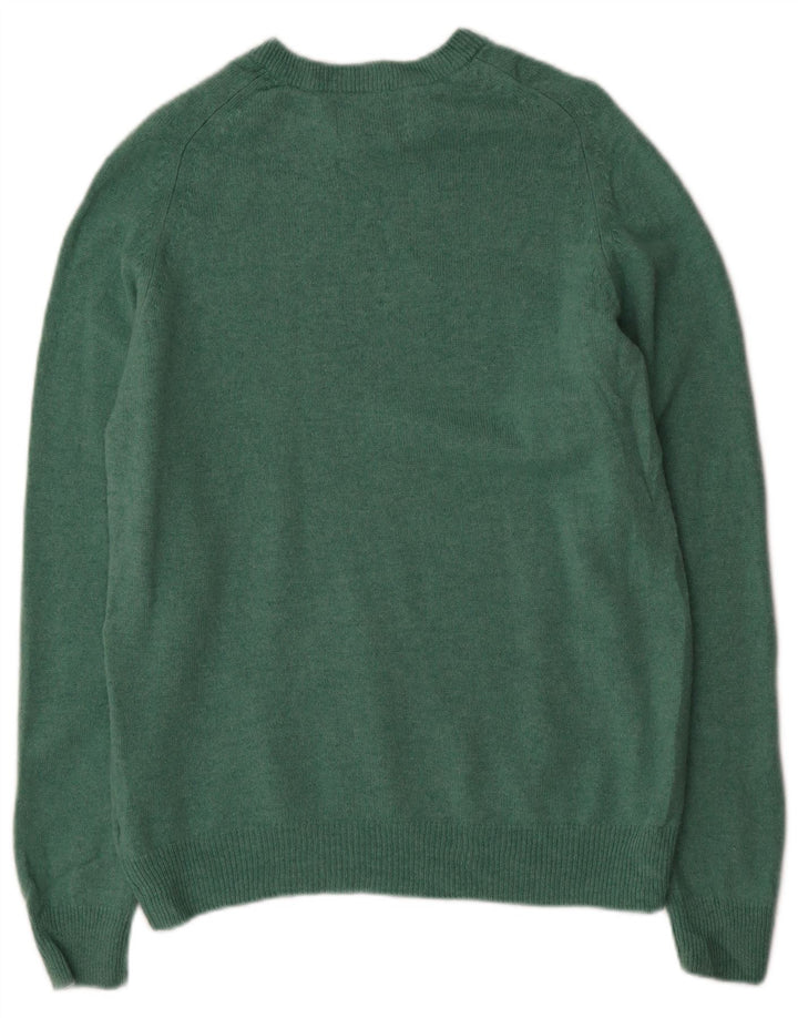 MARKS & SPENCER Damen Pullover mit Rundhalsausschnitt, UK 14, Mittelgrün