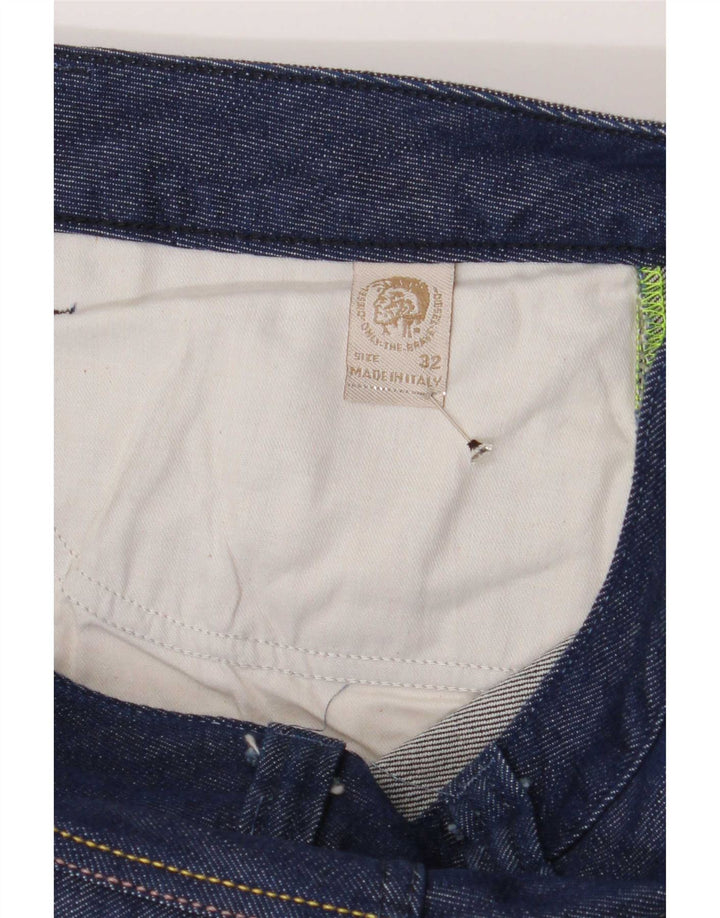 Diesel Herren Straight Jeans W32 L28 Blau