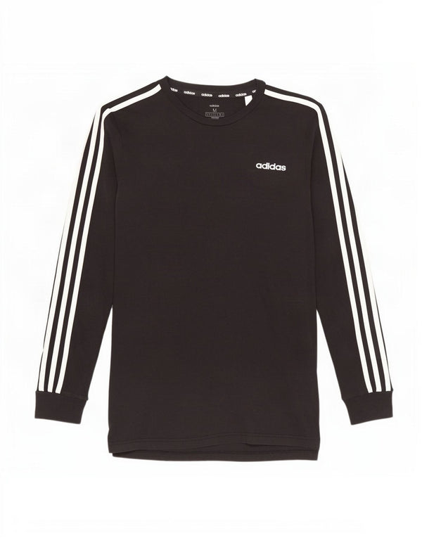 Adidas Herren Top Langarm Medium Schwarz Baumwolle