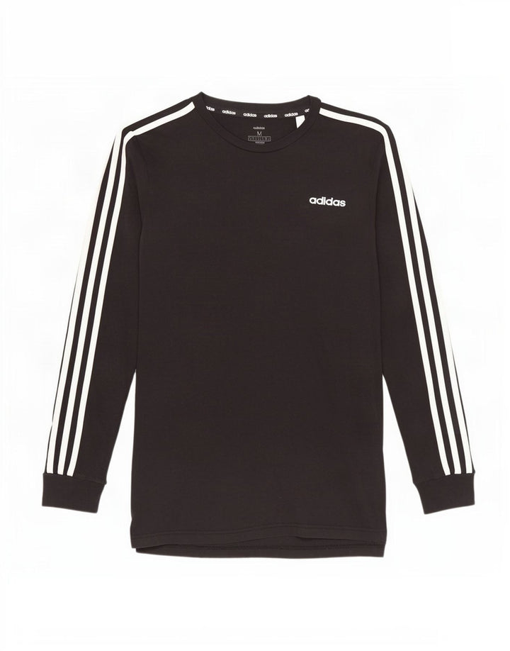 Adidas Herren Top Langarm Medium Schwarz Baumwolle