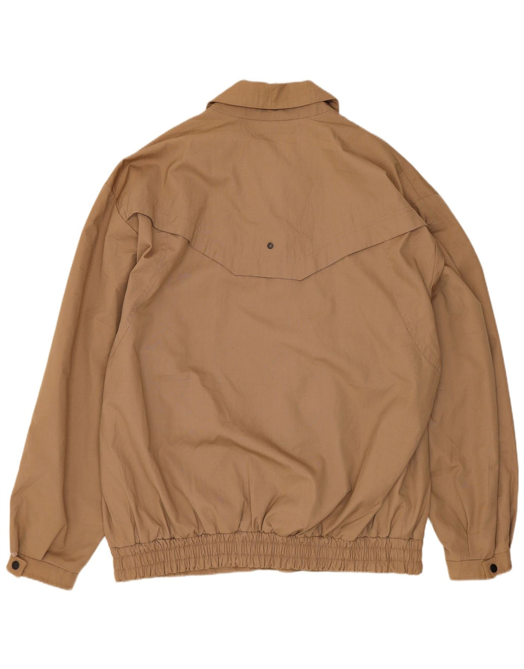 Vintage Herren-Bomberjacke in Übergröße, EU 50, große braune Baumwolle