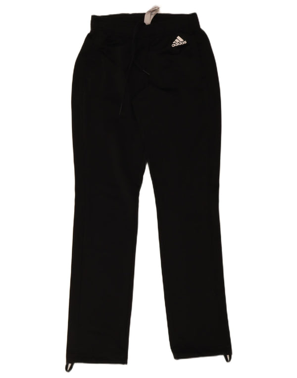 Adidas Damen Trainingshose UK 4/6 XS Schwarz Polyester