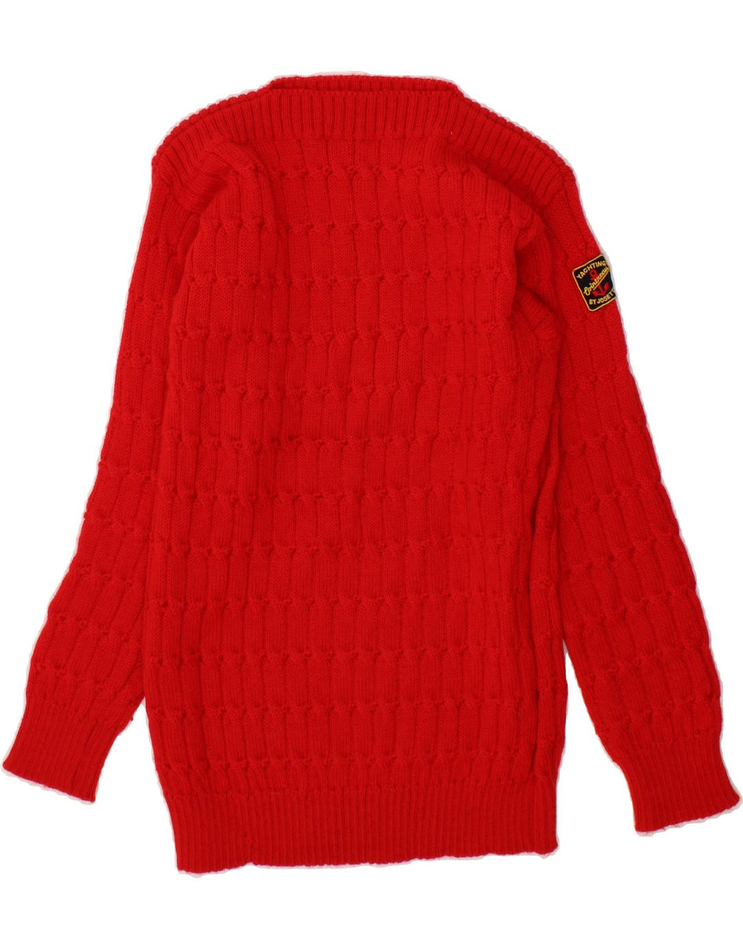 VINTAGE Womens Boat Neck Jumper Sweater IT 48 XL Red Vintage Vintage and Second-Hand Vintage from Messina Hembry 