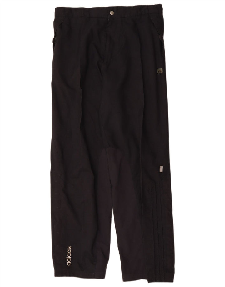 Adidas Herren wasserdichte Reithose W34 L33 Graues Polyamid