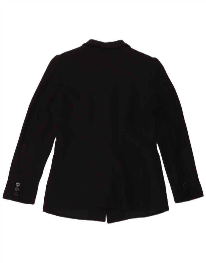 Armani Collezioni Damen 3-Knopf-Blazerjacke IT 44 Mittelschwarz