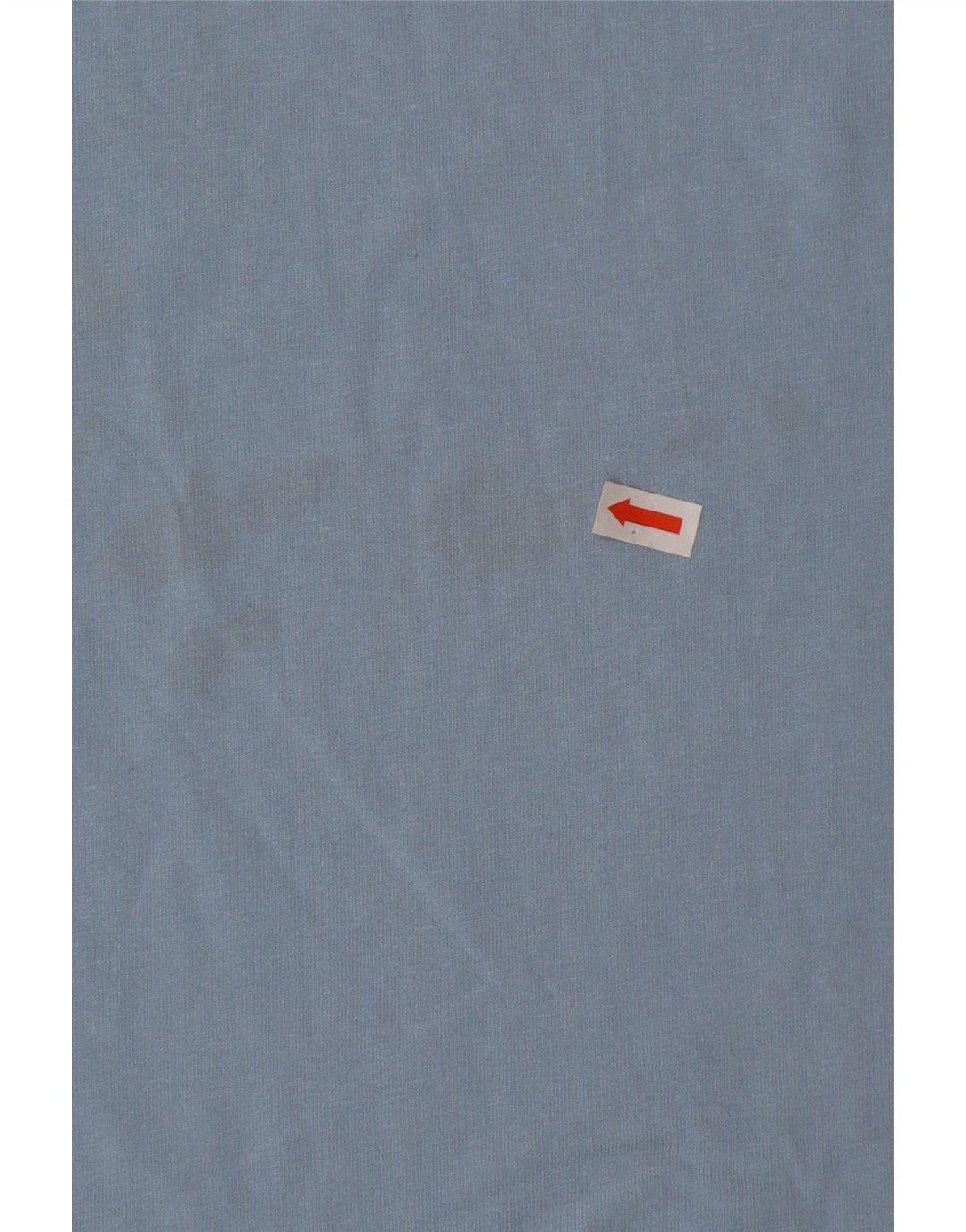 Crew Clothing Herren-T-Shirt-Oberteil aus mittelblauer Baumwolle