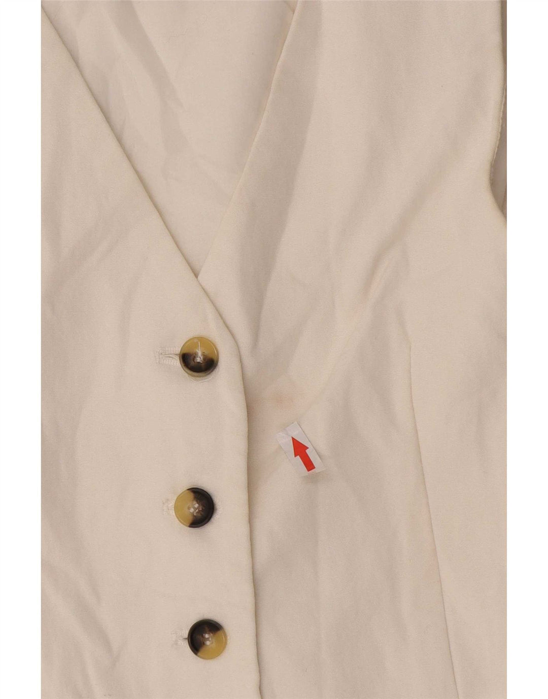Zara Damen Weste UK 6 XS Weiß