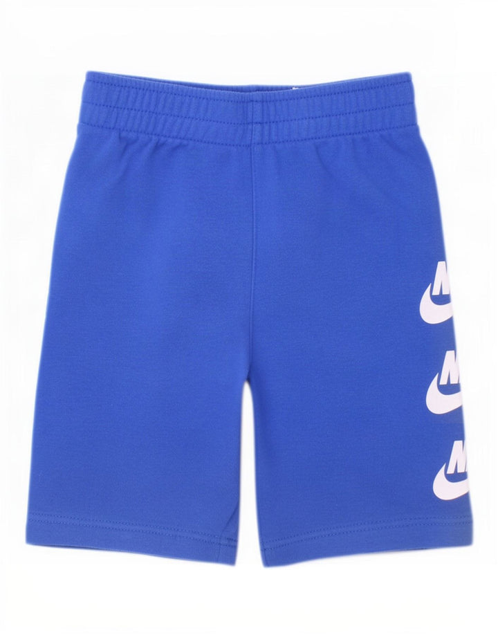 Nike Jungen Graphic Sport Shorts 6–7 Jahre große blaue Baumwolle