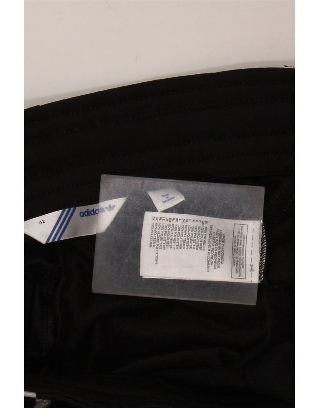 ADIDAS Damen Trainingshose IT 42 Mittelschwarzes Polyester