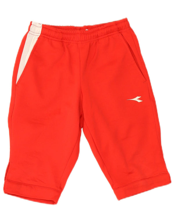Diadora Sportshorts für Jungen, 7–8 Jahre, 3XS, rotes Polyester