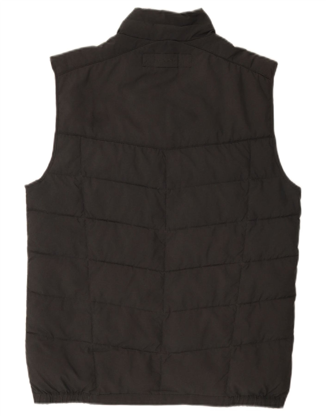 Gant Herren Wattierte Weste UK 36 Small Grau Polyester