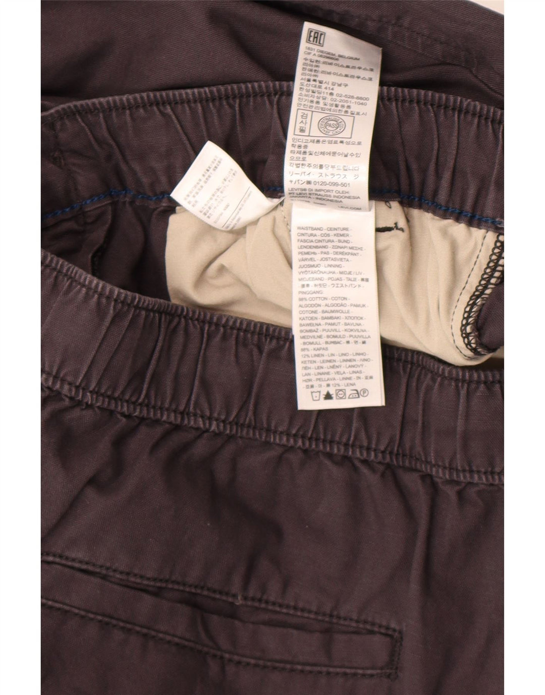 Levi's Herren gerade Chino-Hose, mittelgroß, W30 L30, graue Baumwolle