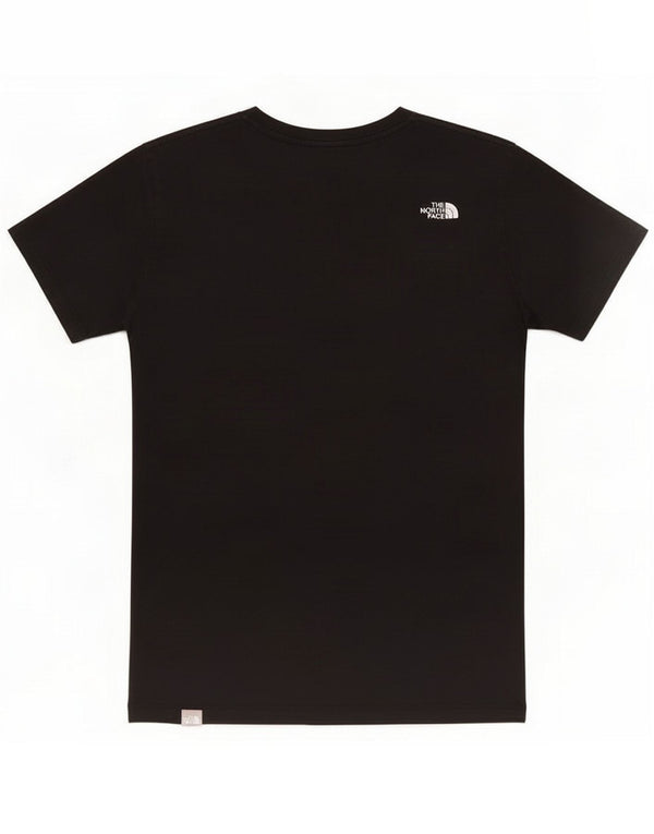 The North Face Womens Graphic T-Shirt Top UK 14 Large Black Cotton