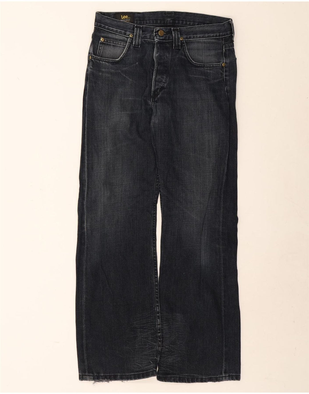 Lee Herren Nash Bootcut Jeans W30 L30 Blaue Baumwolle