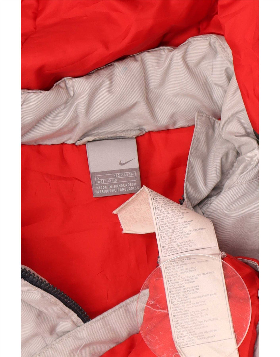 Nike Jungen-Windbreaker-Jacke mit Grafik, 12–13 Jahre, groß, mehrfarbig
