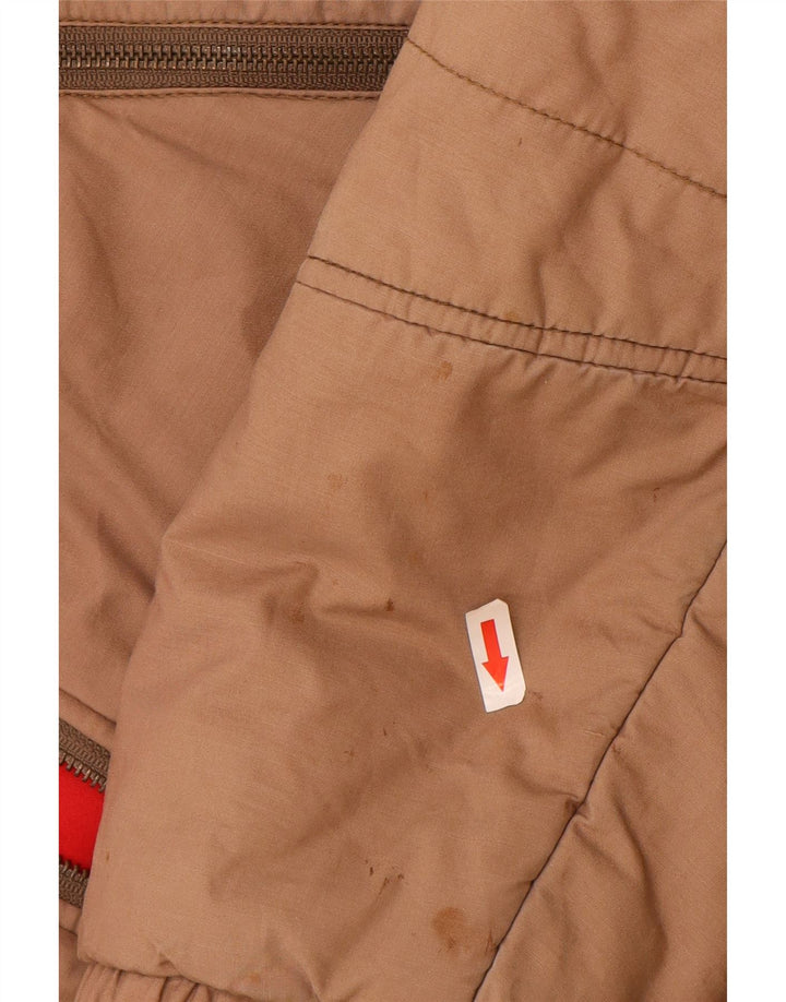 Pierre Cardin Herren Bomberjacke UK 40 Große braune Baumwolle