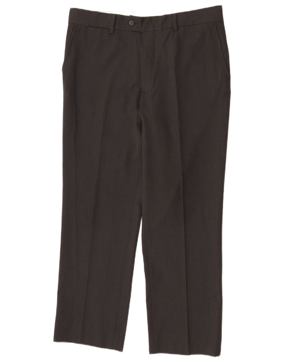 Gerade Anzughose für Herren von Zara, EU 44, Größe L, W34, L27, Schwarz, Polyester