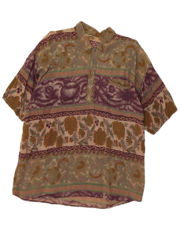 Tobia System Herren Pullover Hemd IT 54 XL Mehrfarbig Paisley