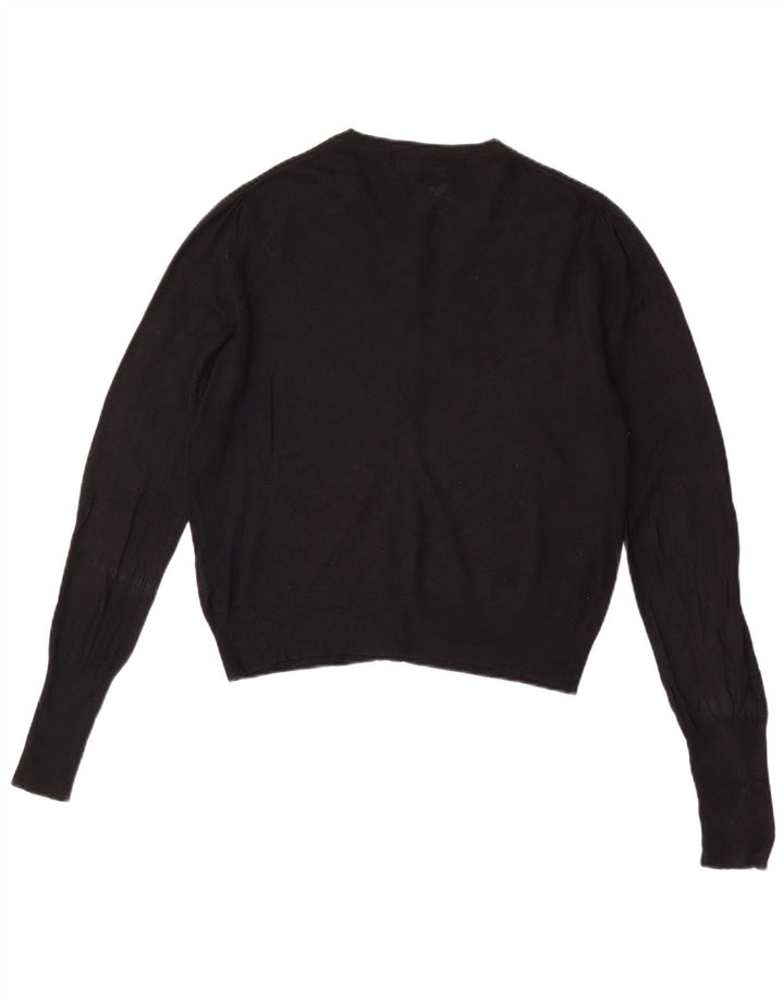 Marks & Spencer Damen-Strickjacke in Übergröße, Gr. 10, Größe S, Schwarz