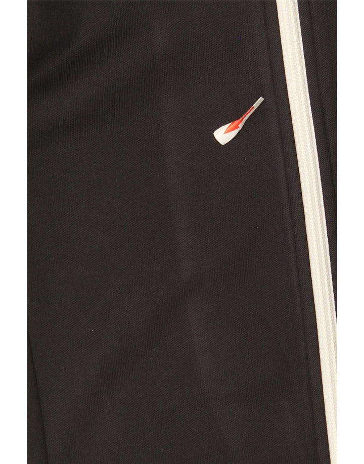 Adidas Damen Trainingsanzug Top Jacke IT 42 Medium Schwarz Baumwolle