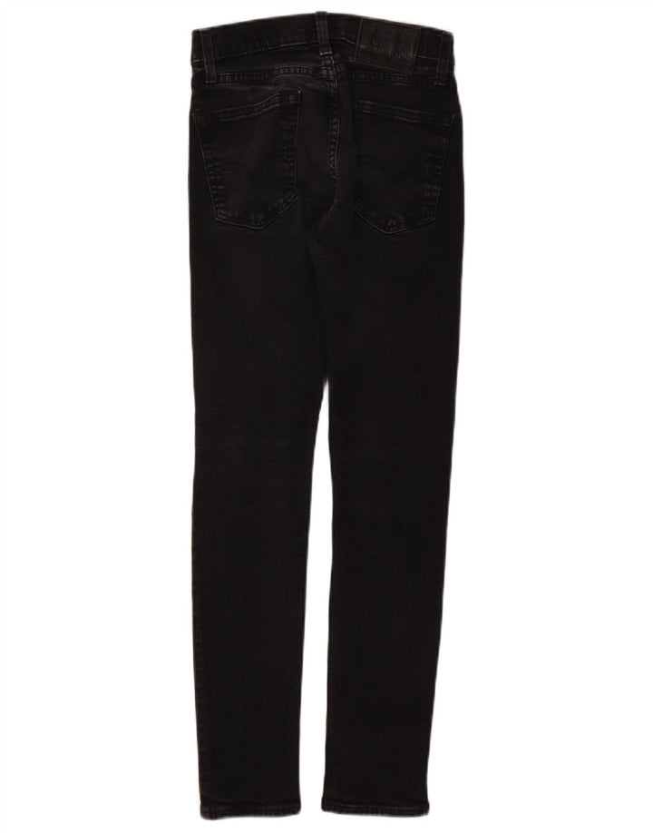 Levi's Damen Skinny Jeans W28 L29 Schwarze Baumwolle
