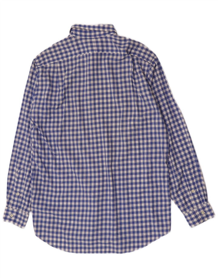 Polo Ralph Lauren Herren-Lowell-Hemd aus mittelblauer Gingham-Baumwolle