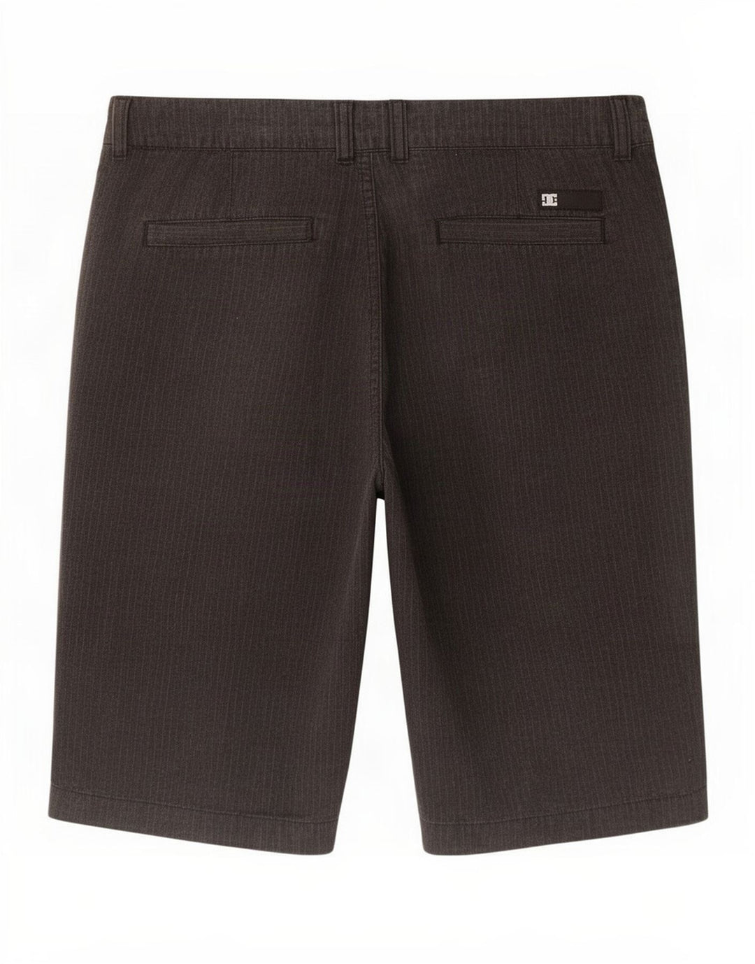 DC Herren-Chino-Shorts, Größe M, W30, graue Nadelstreifen-Baumwolle