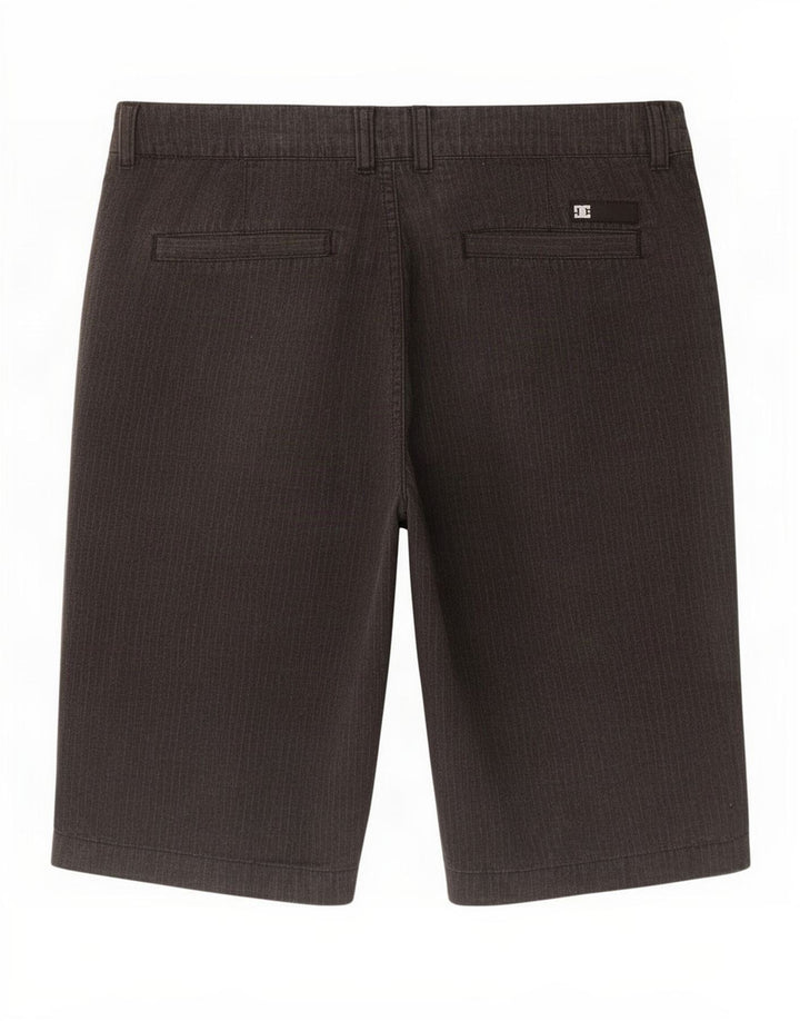 DC Herren-Chino-Shorts, Größe M, W30, graue Nadelstreifen-Baumwolle