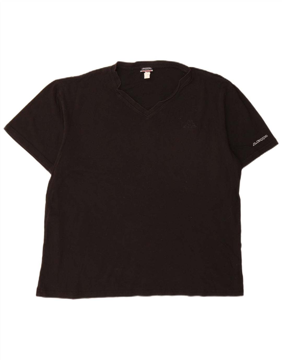 Kappa Herren T-Shirt Top XL Schwarz Baumwolle