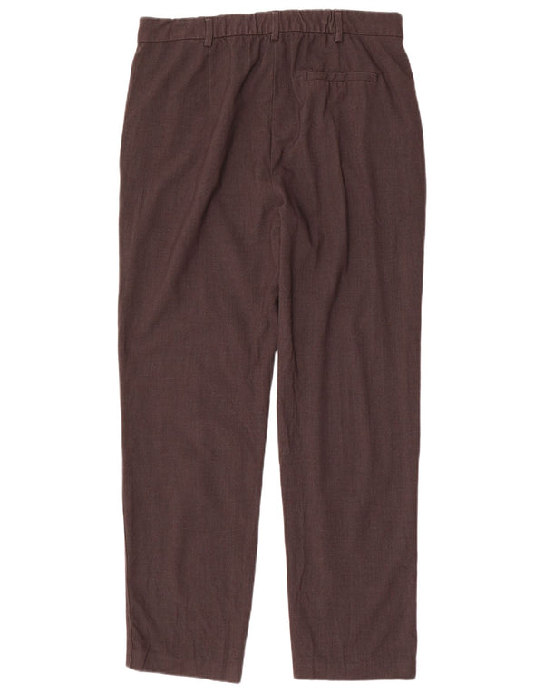 Marks & Spencer Damen Gerade Chinohose UK 14 Large W32 L29 Grau