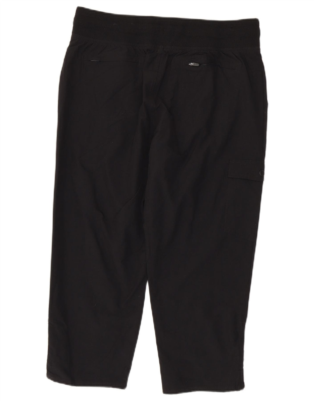 EDDIE BAUER Gerade Cargo-Capri-Hose für Damen, Größe M, W30, L22, Schwarz