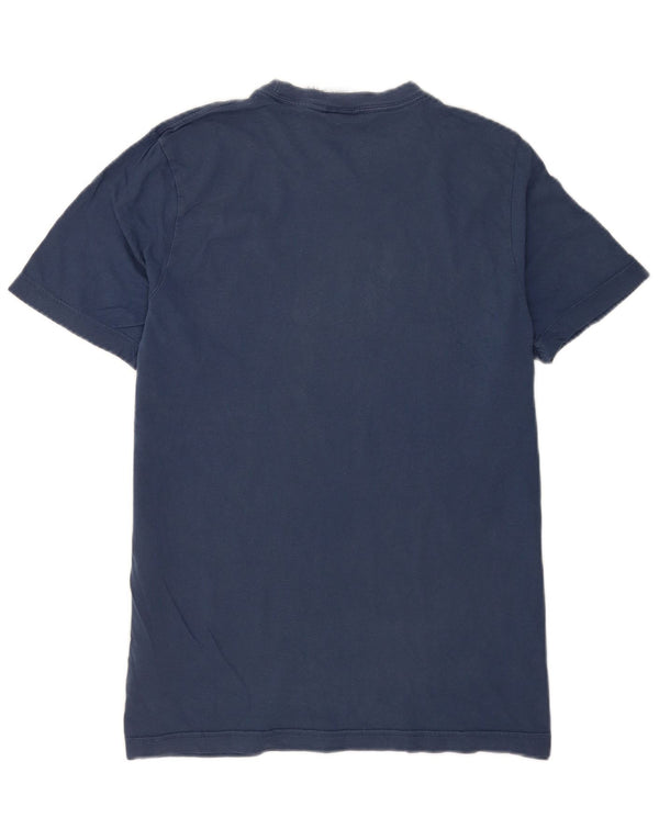 Adidas Herren T-Shirt Top Medium Marineblau Baumwolle
