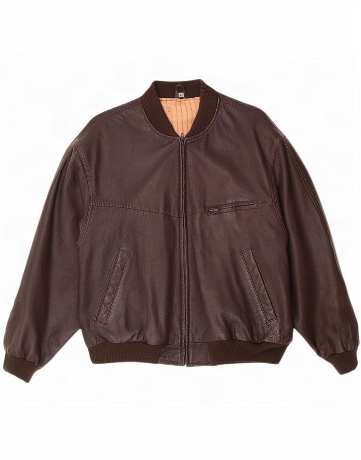 Vintage Herren Lederjacke UK 42 XL Braun