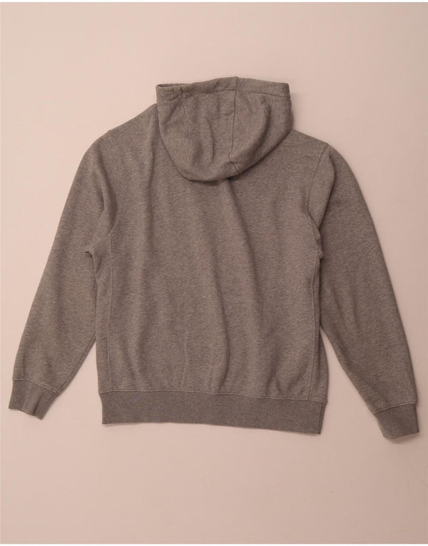 NIKE Herren-Kapuzenpullover mit Grafik, mittelgrau, Baumwolle, Sport