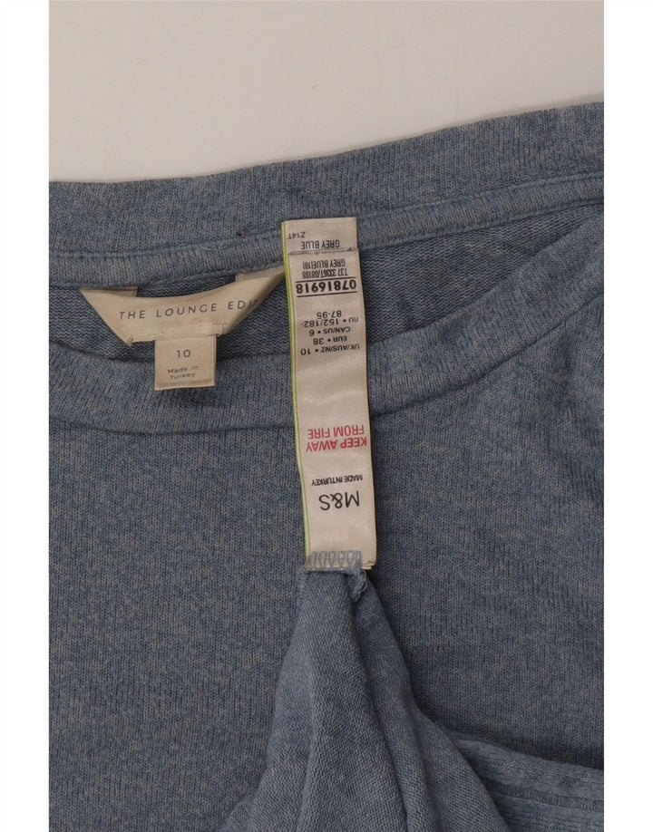 Marks & SPENCER Damen-Pullover, übergroß, U-Boot-Ausschnitt, Gr. 10, Größe S, Blau