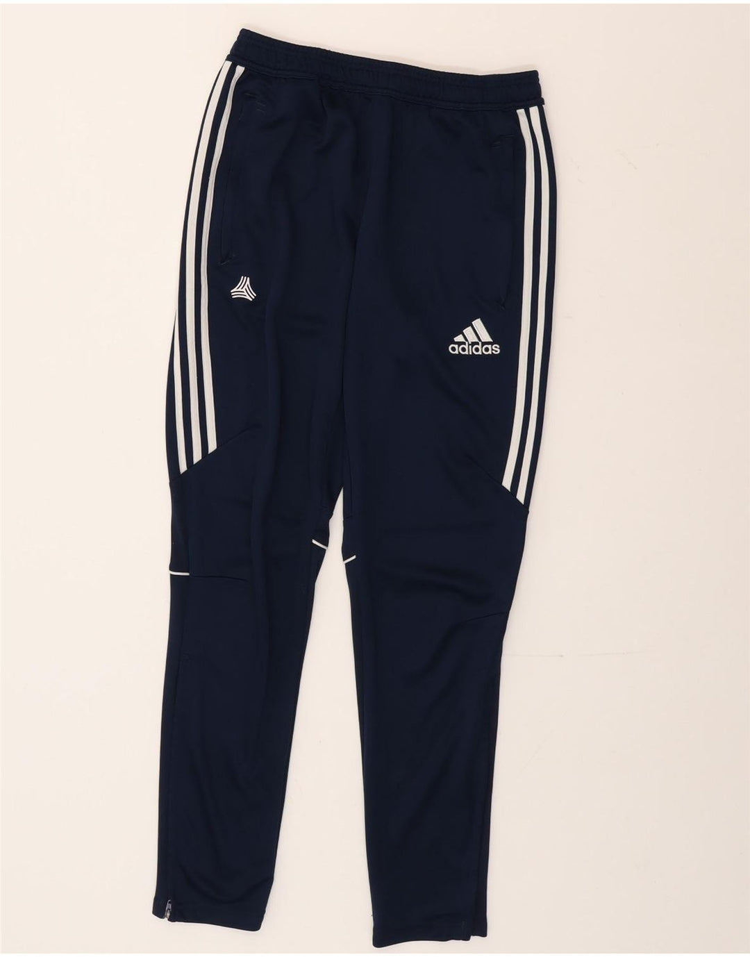 Adidas Herren-Trainingshose, klein, marineblau, Polyester