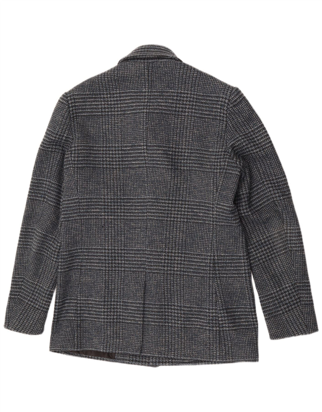 Calvin Klein Herren Blazer Jacke UK 38 Mittelblauer Hahnentritt