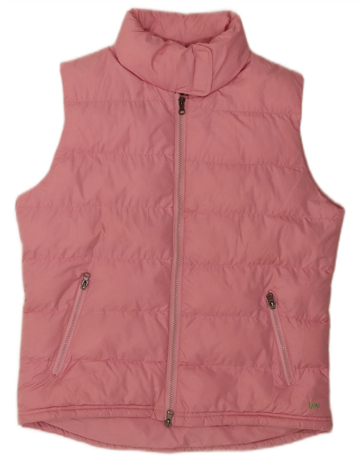 Lee Wattierte Damenweste UK 16 Large Pink Polyester
