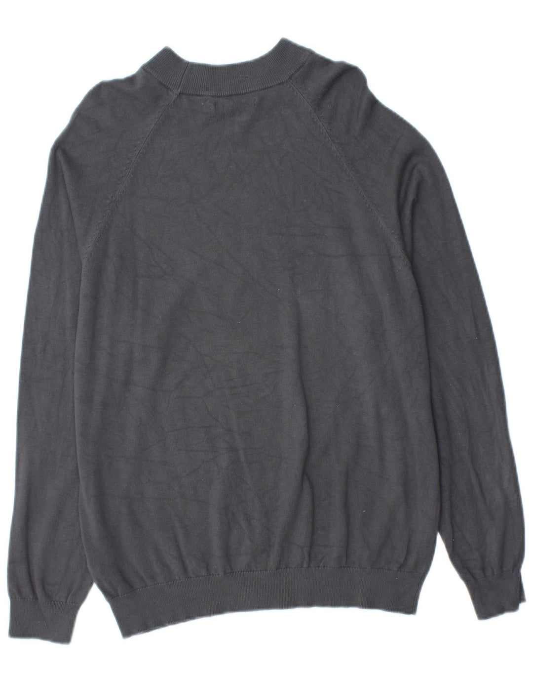 Zara Damen-Pullover mit Rollkragen, UK 14, mittelgraue Viskose
