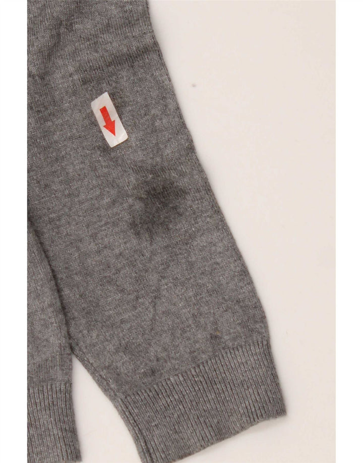 Rollkragenpullover für Herren von Zara, mittelgraue Viskose