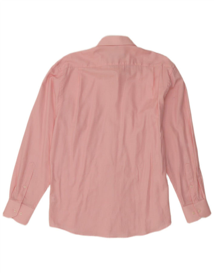 Balmain Herrenhemd Größe 41/42 Große rosa Baumwolle