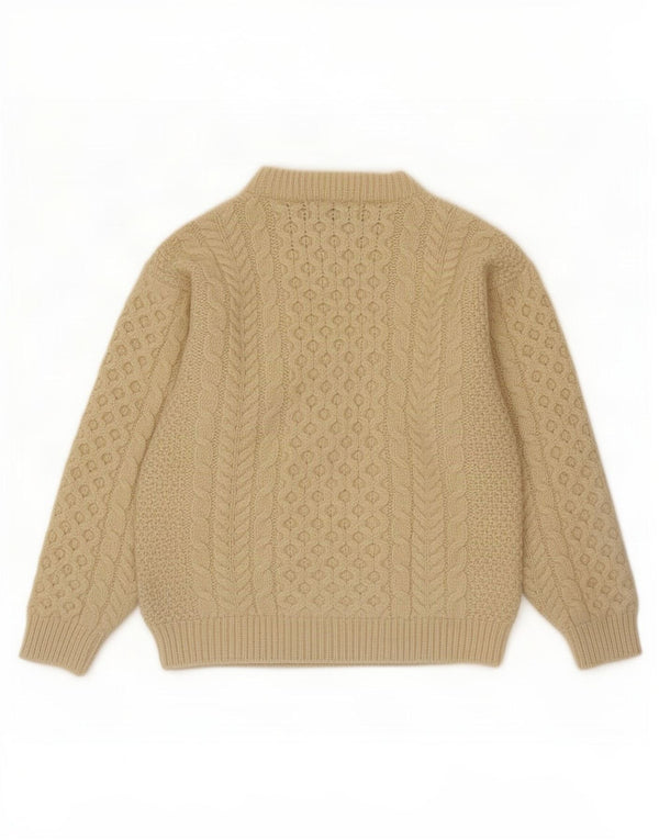 John Molloy Womens Turtle Neck Jumper Sweater UK 14 Medium Off White